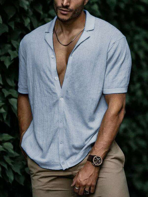 Jakoto Men's Stylish Comfort Knit Top - Ideal for Any Occasion