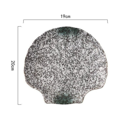 Japanese Ceramic Shell Dish Set: A Touch of Sophistication for Gourmet Dining - Très Elite