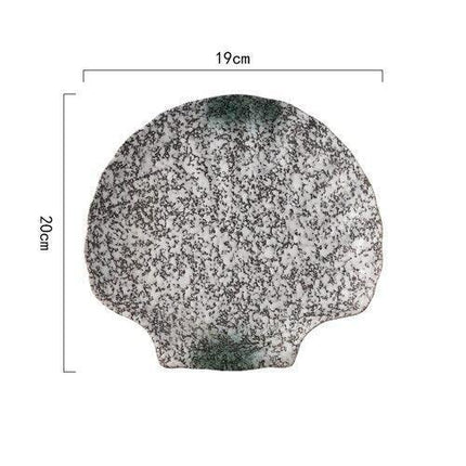 Japanese Ceramic Shell Dish Set: A Touch of Sophistication for Gourmet Dining - Très Elite