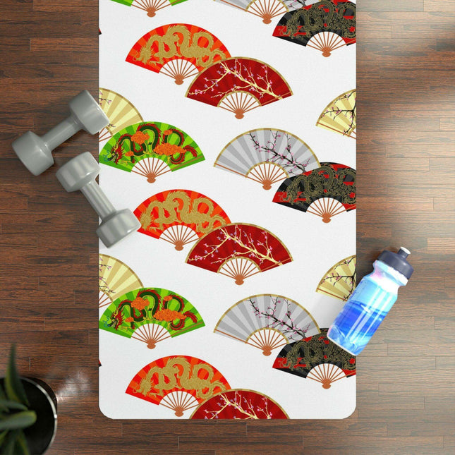 Japanese Fans Luxury Yoga Mat: Elevate Your Practice with Zen Haven Style