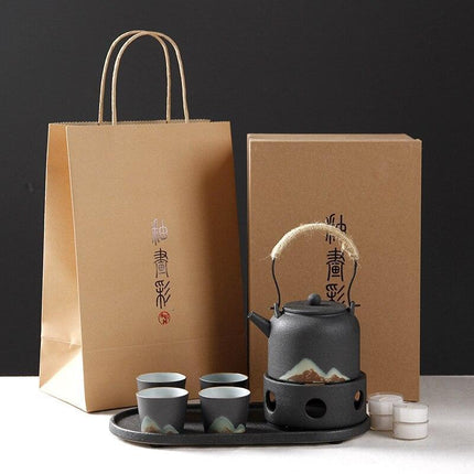 Japanese Kung Fu Tea Ceremony Essentials: Elegant 6-Piece Set for True Tea Lovers - Très Elite