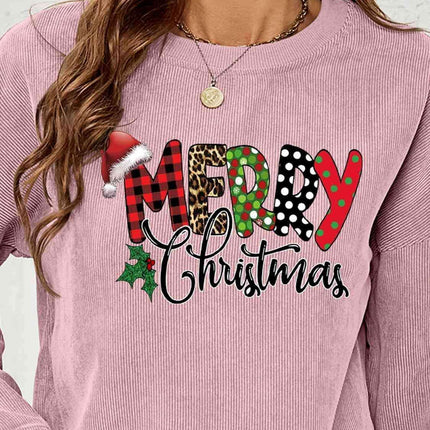 Joyful Christmas Vibes Graphic Sweater