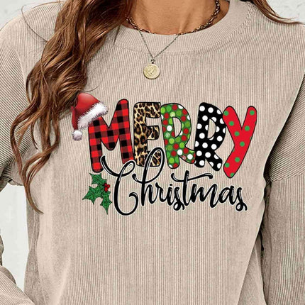 Joyful Christmas Vibes Graphic Sweater