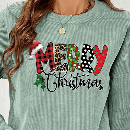Joyful Christmas Vibes Graphic Sweater