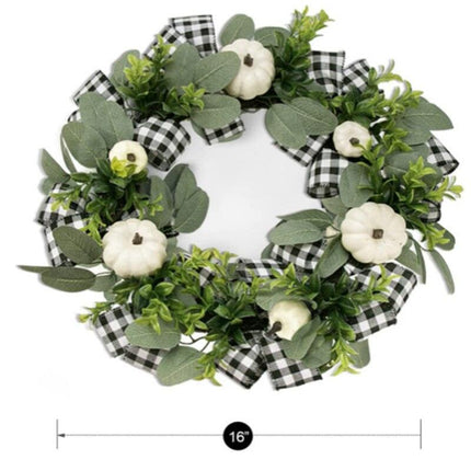 Joyful Holiday Elegance Christmas Wreath: Exquisite Door Decor