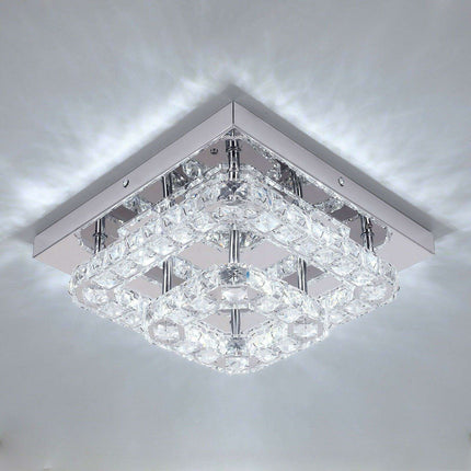 K9 Crystal Elegance LED Chandelier Set - Contemporary Illumination for Stylish Spaces..