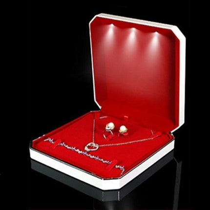 LED Jewelry Display Organizer Box for Elegant Showcase - Très Elite