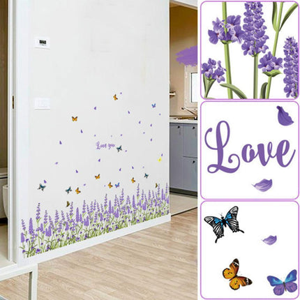 Lavender Butterfly PVC Wall Art Sticker for Elegant Home Decor - Très Elite