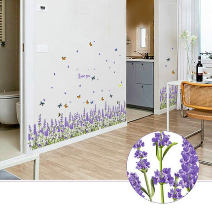 Lavender Butterfly PVC Wall Art Sticker for Elegant Home Decor - Très Elite