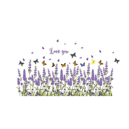 Lavender Butterfly PVC Wall Art Sticker for Elegant Home Decor - Très Elite