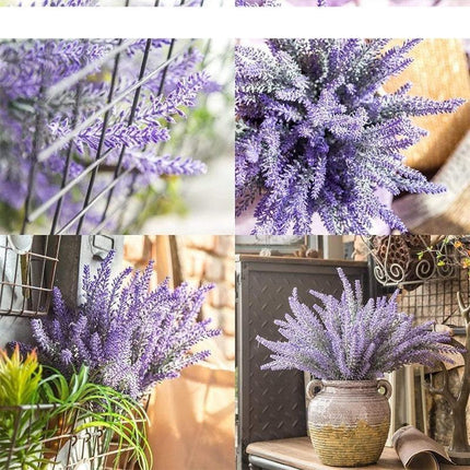 Lavender Luxe: Exquisite Flocked Floral Arrangement