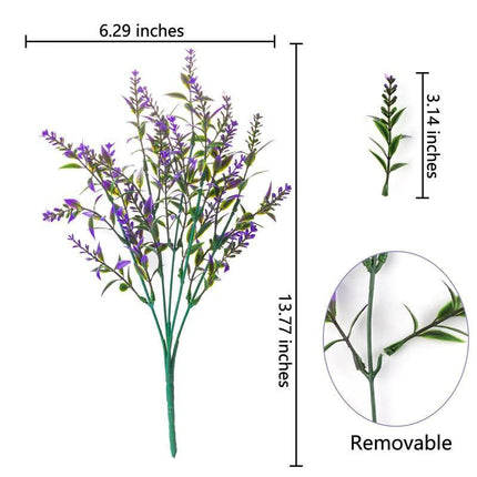 Lavender Serenity: Stunning Faux Flower Arrangement for Timeless Decor - Très Elite