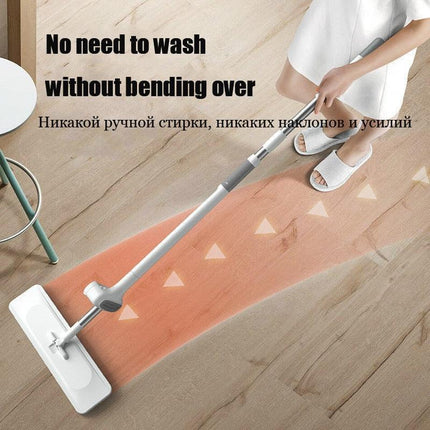 Lazy Wiper Ultimate Cleaning Mop - Versatile Floor Tool with Extended Reach and Easy Wringing - Très Elite