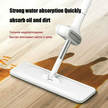 Lazy Wiper Ultimate Cleaning Mop - Versatile Floor Tool with Extended Reach and Easy Wringing - Très Elite