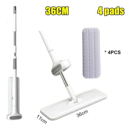 Lazy Wiper Ultimate Cleaning Mop - Versatile Floor Tool with Extended Reach and Easy Wringing - Très Elite