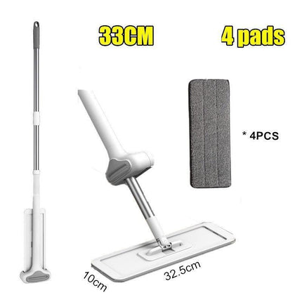Lazy Wiper Ultimate Cleaning Mop - Versatile Floor Tool with Extended Reach and Easy Wringing - Très Elite