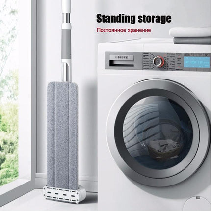 Lazy Wiper Ultimate Cleaning Mop - Versatile Floor Tool with Extended Reach and Easy Wringing - Très Elite