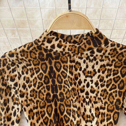 Leopard Elegance: Sleek Bodycon Mini Dress for the Fashion-Forward Woman - Exclusive Spring 2024 Collection - Très Elite
