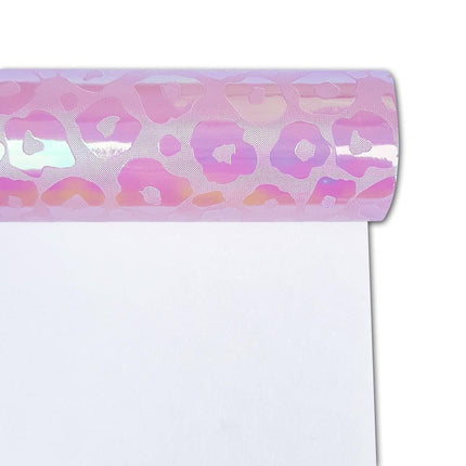 Leopard Print PU Leather Craft Roll - Essential Material for Creative Endeavors - Très Elite