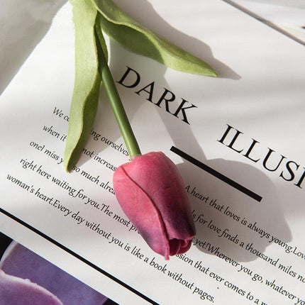 Lifelike 31-Piece Artificial Tulip Arrangement - Colorful Floral Centerpiece