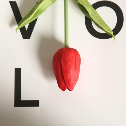 Lifelike 31-Piece Artificial Tulip Arrangement - Colorful Floral Centerpiece