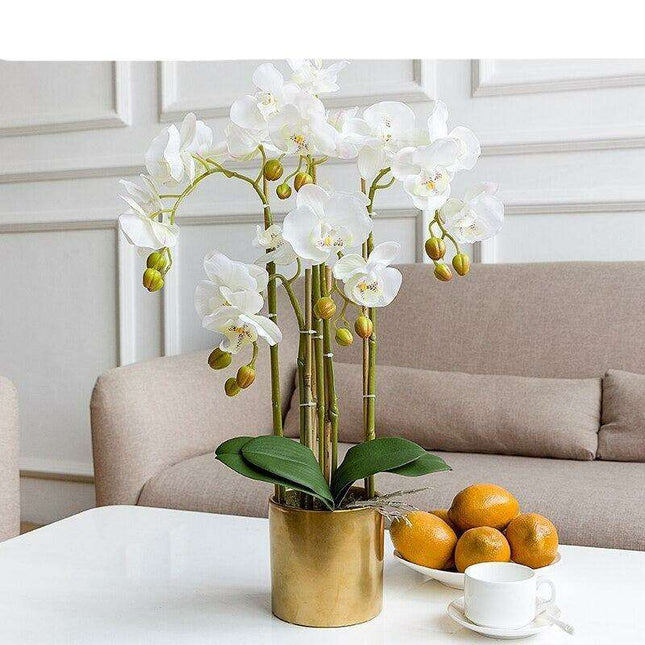 Lifelike 3D Butterfly Orchid Floral Arrangement with Real Touch Elegance