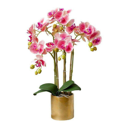 Lifelike 3D Butterfly Orchid Floral Arrangement with Real Touch Elegance..