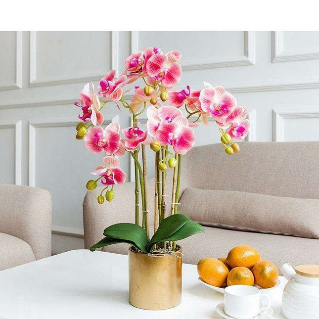Lifelike 3D Butterfly Orchid Floral Arrangement with Real Touch Elegance