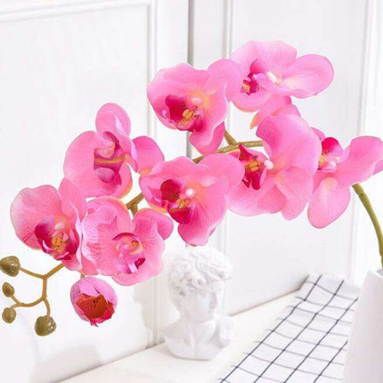 Lifelike Butterfly Orchid Faux Floral Arrangement - 10 Pack..