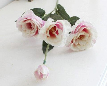 Lifelike Eustoma Silk Flower Bouquet Set: Exquisite Artificial Arrangements for Celebrations..