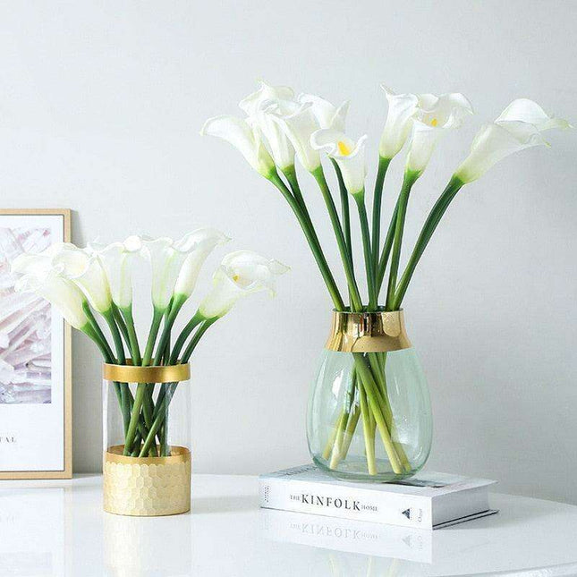 Lifelike Premium PU Calla Lily Artificial Flowers for Sophisticated Home Decor