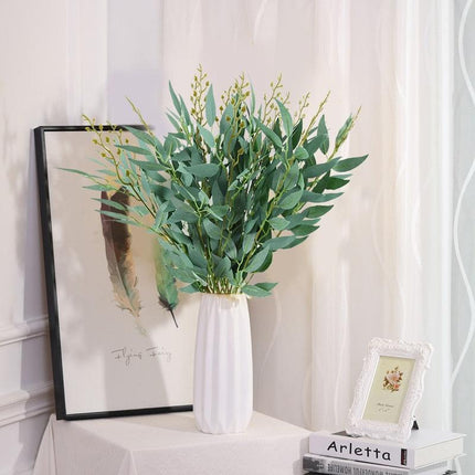 Lifelike Silk Greenery Bouquet for Elegant Home and Event Decor - Très Elite