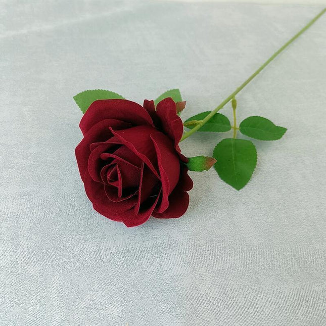 Lifelike Silk Rose Arrangement - Ideal for Weddings and Valentine's Celebrations