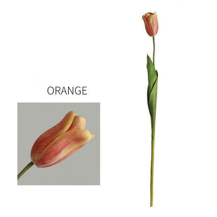 Lifelike Silk Tulip Flowers - Bring Timeless Elegance to Your Home and Events..