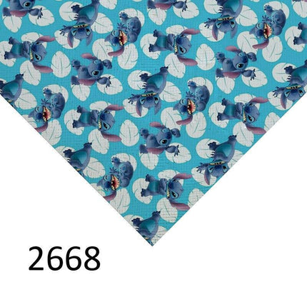 Lilo and Stitch Cartoon Vinyl Faux Leather Crafting Sheet: Ignite Your Imagination..