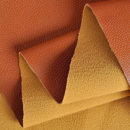 Litchi Faux Leather Craft Kit: Versatile Synthetic Fabric for Creative DIY Projects - Très Elite