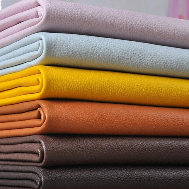 Litchi Faux Leather Craft Kit: Versatile Synthetic Fabric for Creative DIY Projects