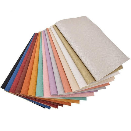Litchi Textured PVC Craft Sheet: Stylish Faux Leather for Innovative DIY Creations - Très Elite
