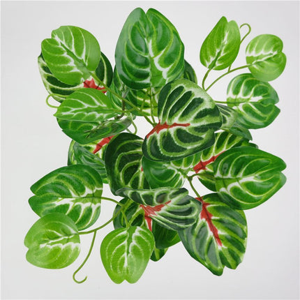 Lively Multicolor Faux Silk Leaf Arrangement - Chic Home Decor Display