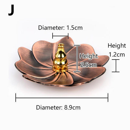 Lotus Harmony Incense Burner: Premium Zinc Alloy Coil Plate for Tranquil Spaces. lotus-harmony-incense-burner-premium-zinc-alloy-coil-plate-for-tranquil-spaces Home Décor›Home Fragrance›Incense & Incense Holders›Incense Holders