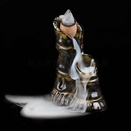 Lotus Serenity Incense Waterfall Fountain - Très Elite