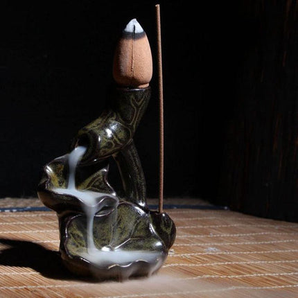 Lotus Serenity Incense Waterfall Fountain - Très Elite