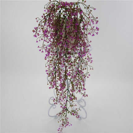 Lush Faux Rattan Vines - Realistic Greenery Wall Art for a Refreshing Home Ambiance - Très Elite