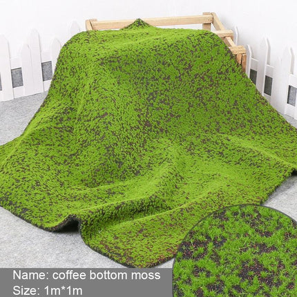 Lush Greenery Faux Carpet: Step into Nature's Luxury..