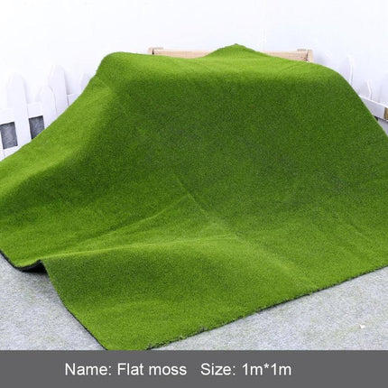 Lush Greenery Faux Carpet: Step into Nature's Luxury..