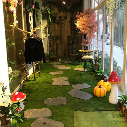 Lush Greenery Faux Carpet: Step into Nature's Luxury..