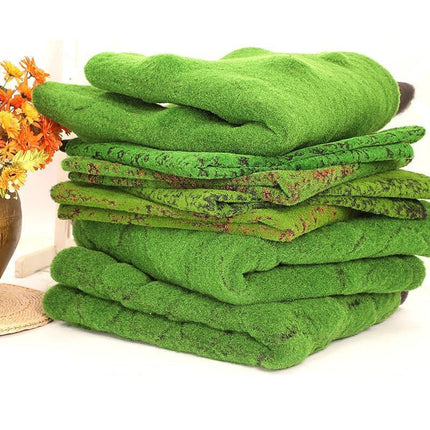 Lush Greenery Faux Carpet: Step into Nature's Luxury..
