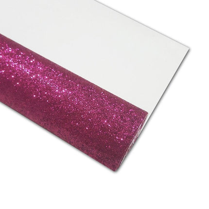 Lustrous Black and Gold Glitter Faux Leather Craft Sheet for Exceptional DIY Projects - Très Elite