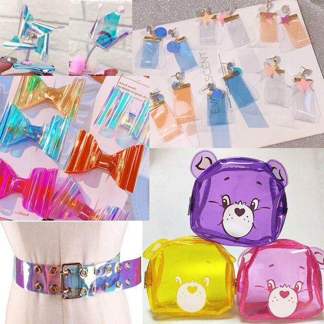 Lustrous Candy Jelly Vinyl Sheets: Exquisite DIY Crafting Collection for Eye-Catching Creations