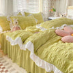 Green / Flat Bed Sheet / Twin 1.2m bed (3pcs)